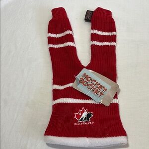 Baby, toddler Team Canada Red and WhiteHockey Sock Knit Hat, NHL toque